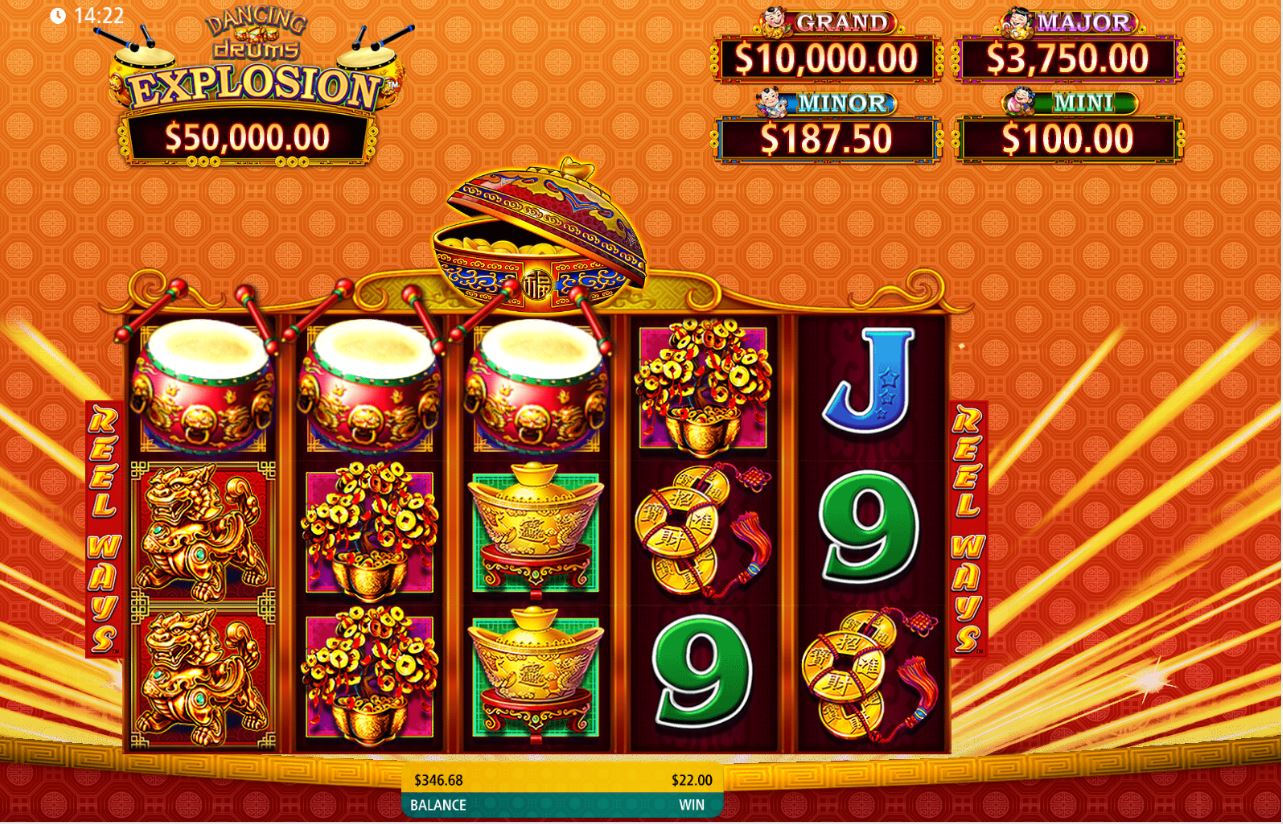 Dancing Drums Explosion Casino Slot Game Atlantic Lottery